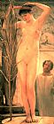 Sir Lawrence Alma-Tadema A Sculptors Model painting